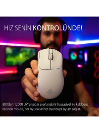 INCA IMG-329MX Oyuncu Mouse 12000 Dpı | Rgb, Laser Sensör, 6d Tuş, Kablosuz Kablolu, Type-C Şarj - 5